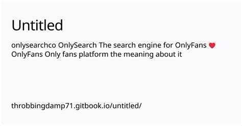 only fans leaked.|OnlySearch — The search engine for OnlyFans